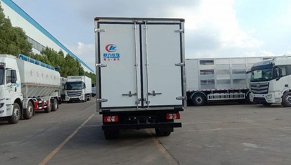 陜汽德威冷藏車今日出廠發往浙江杭州，高效溫控助力冷鏈物流